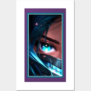 Anime Girl Eye | Quality Anime Artwork | Anime Aesthetic | Manga Anime Art Posters and Art